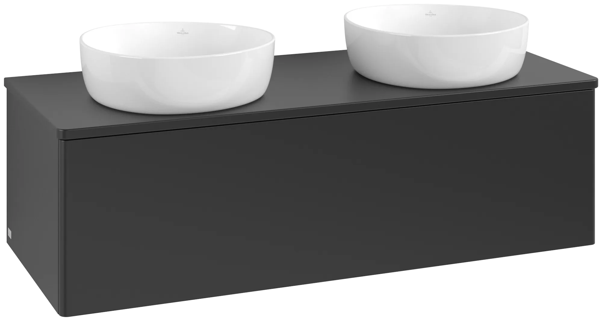 Villeroy & Boch Antao Waschbeckenunterschrank K35_1, 1200 x 360 x 500 mm, Black Matt Lacquer