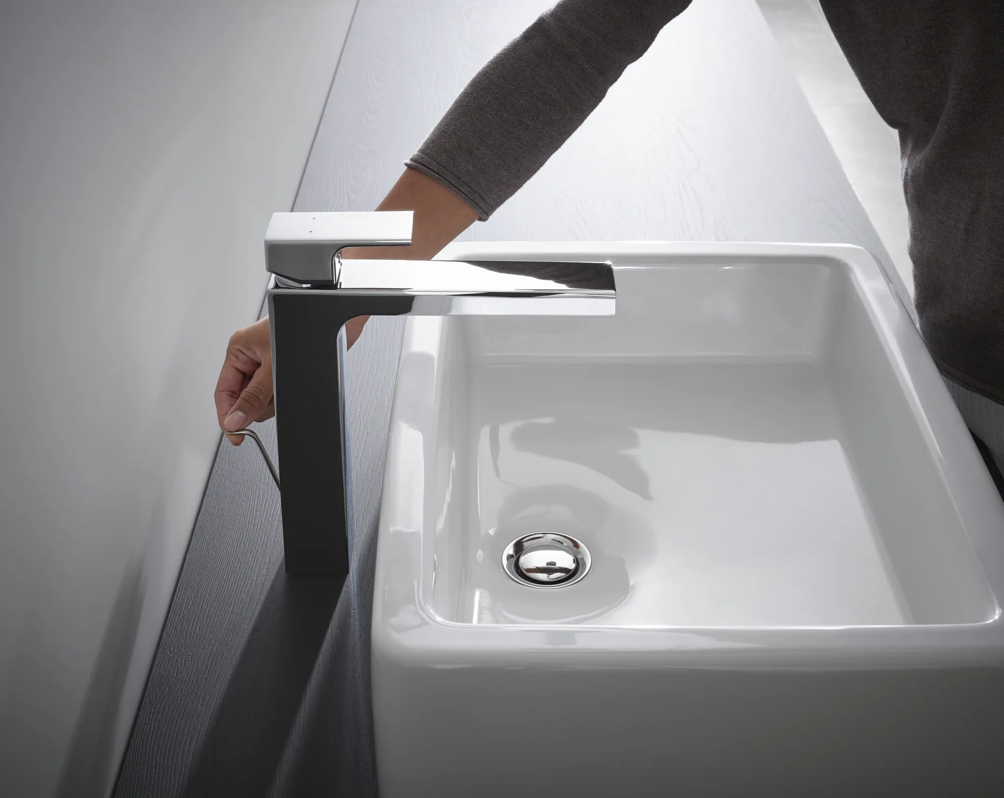 Hansgrohe Vernis Shape Einhebel-Waschtischmischer 190, Chrom