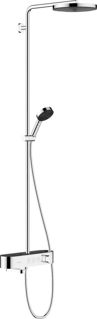 Hansgrohe Pulsify S Showerpipe 260 1jet mit Wannenthermostat Aufputz chrom