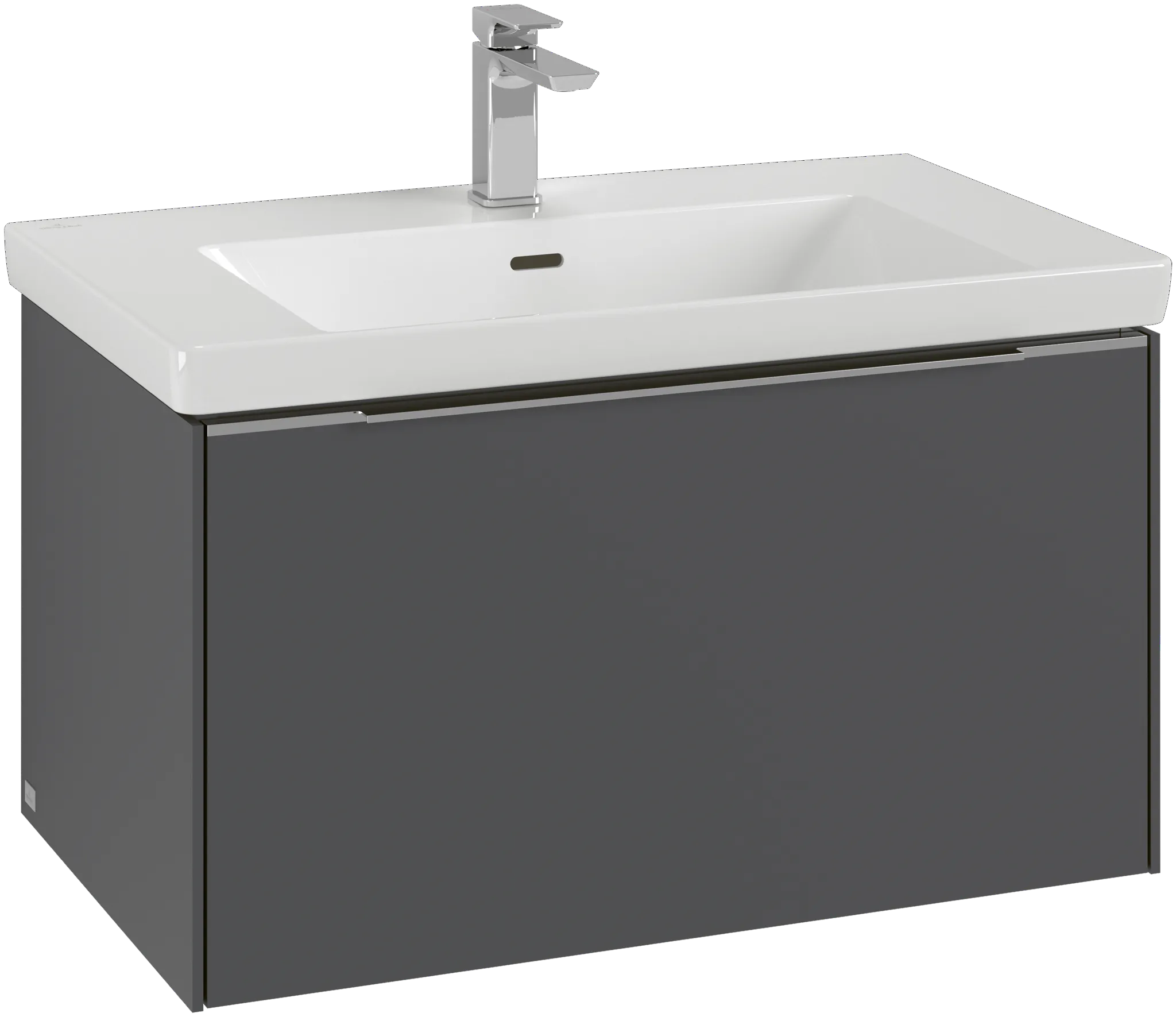 Villeroy & Boch Waschtischunterschrank „Subway 3.0“ für Schrankwaschtisch 772 × 429 × 478 mm Soft Green, für Becken mittig Villeroy & Boch Waschtischunterschrank „Subway 3.0“ für Schrankwaschtisch 772 × 429 × 478 mm Soft Green, für Becken mittig