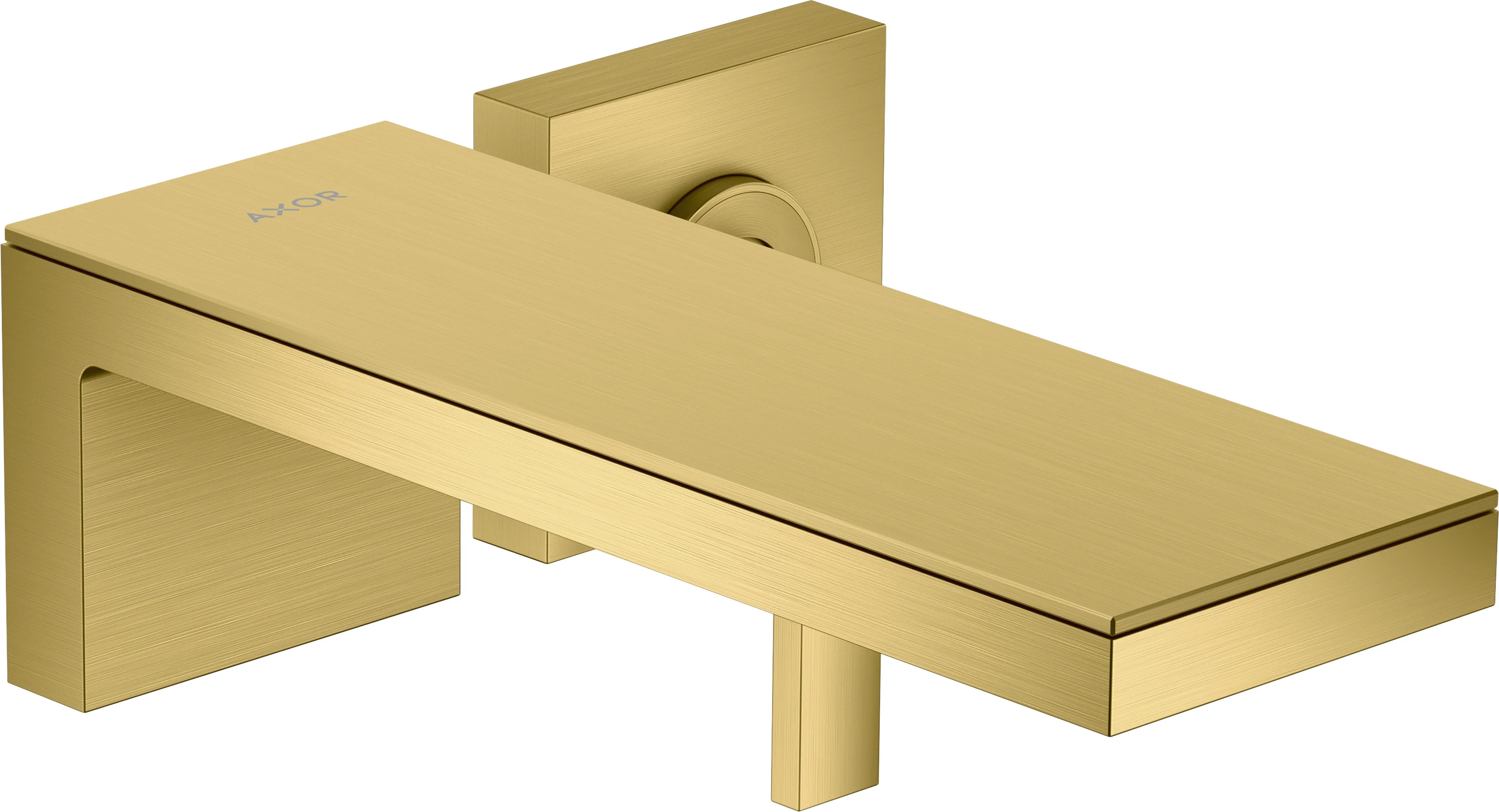 Hansgrohe AXOR MyEdition Platte 245 mm Metall Brushed Gold Optic abnehmbar