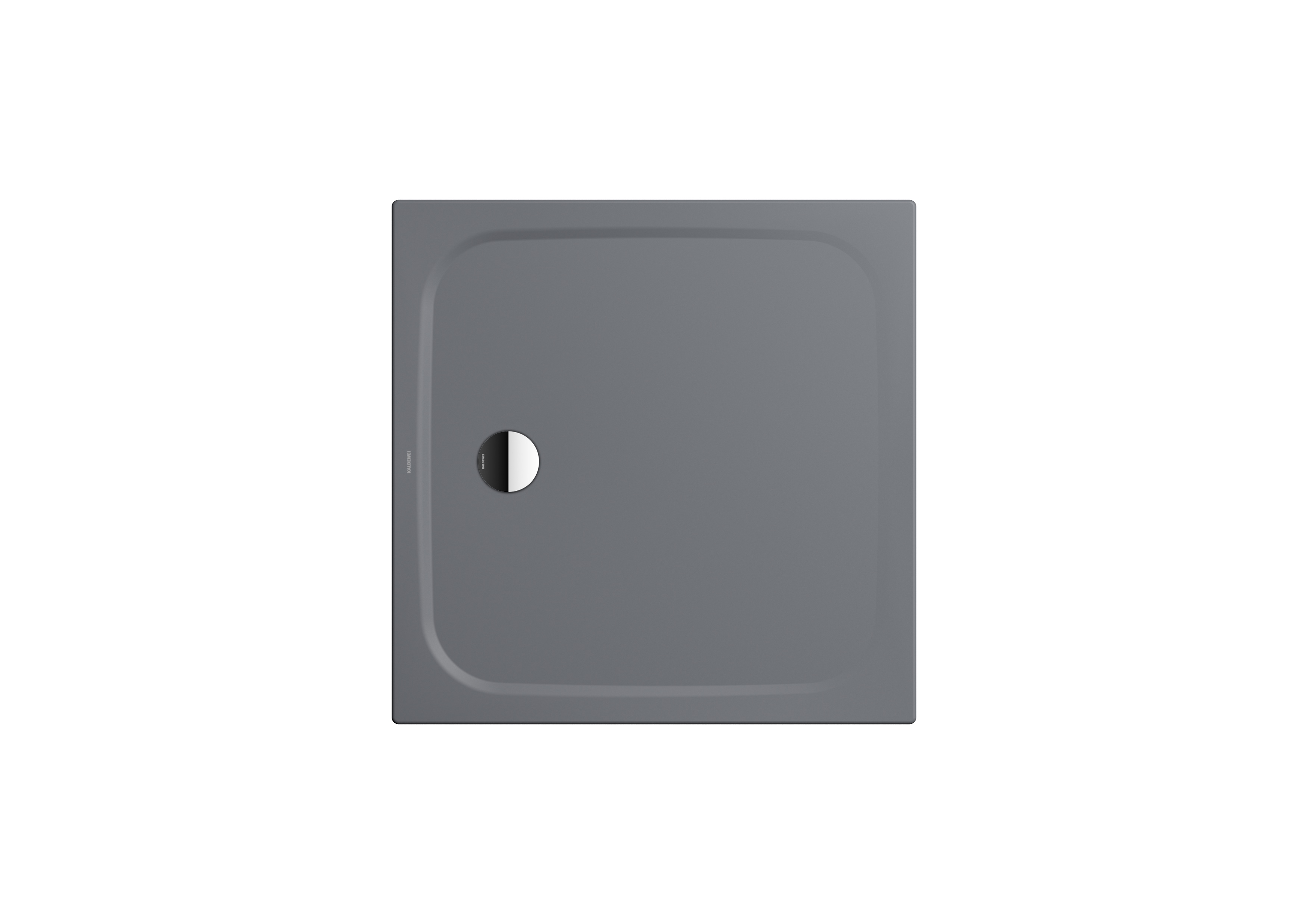 Kaldewei quadrat Duschwanne „Cayonoplan“ 90 × 90 cm ohne Oberflächenbeschichtung, ohne Oberflächenveredelung, in cool grey 70