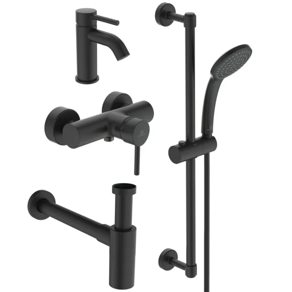 Armaturen-Bundle02 Aufputz Ceraline Silk Black Armaturen-Bundle02 Aufputz Ceraline Silk Black