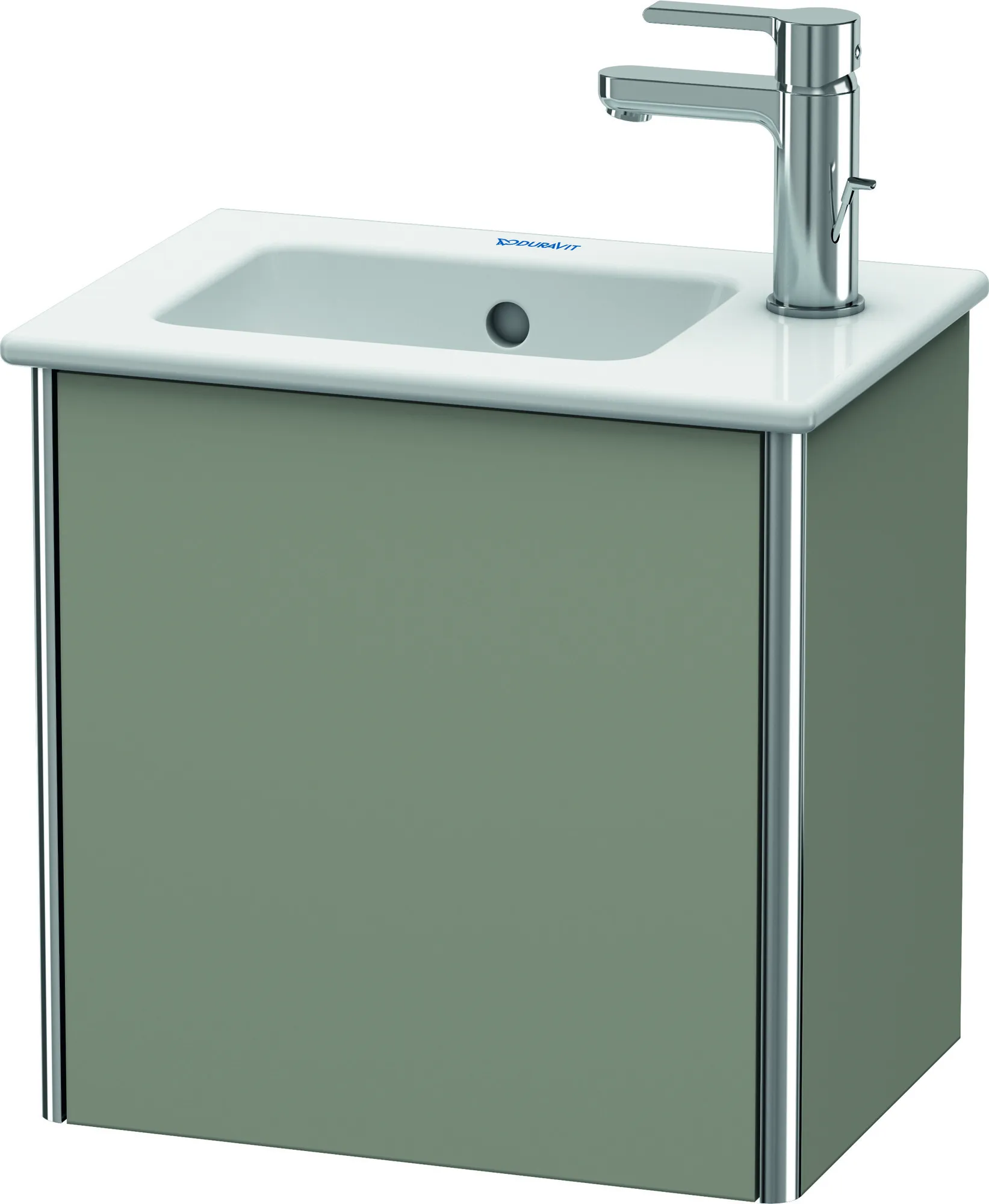 Duravit Waschtischunterschrank wandhängend „XSquare“ 41 × 40 × 28,9 cm Steingrau Seidenmatt