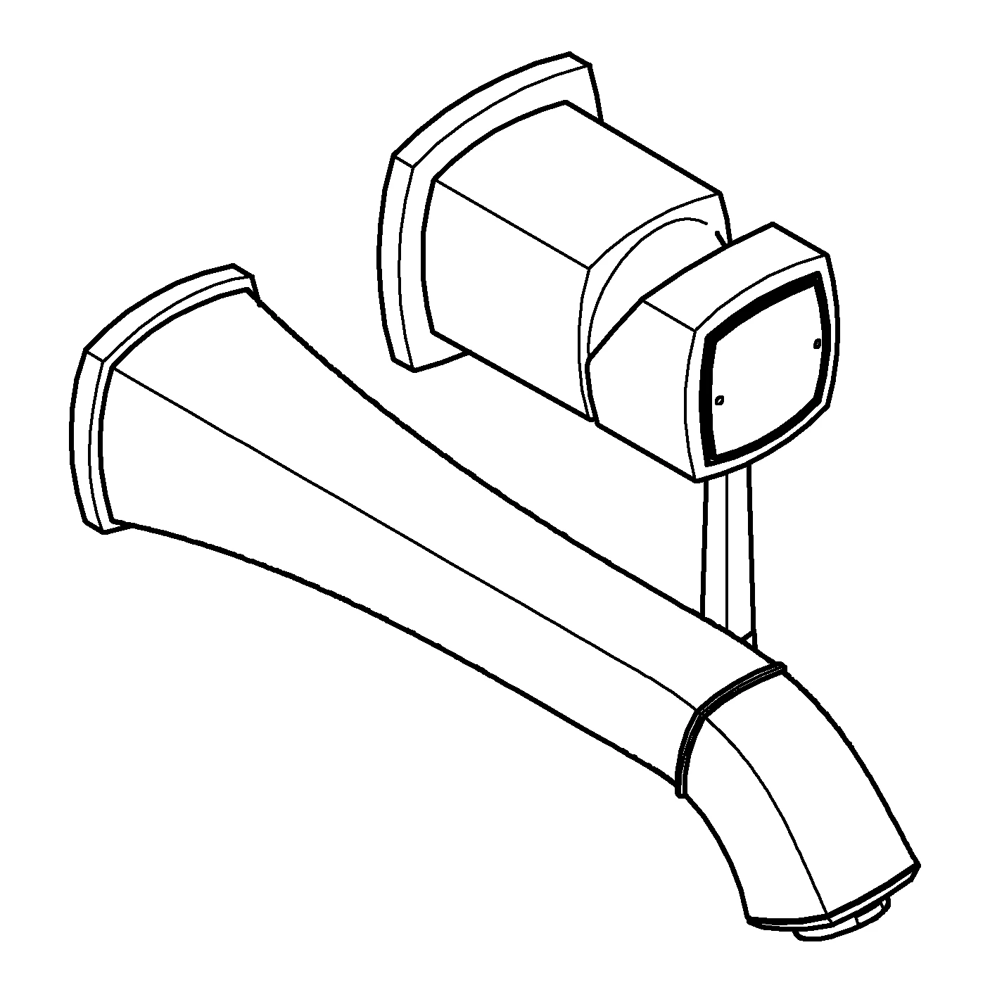 2-Loch-Waschtischbatterie Grandera 29417, Wandmontage, Fertigmontageset für 23 319, Ausladung 234 mm, chrom