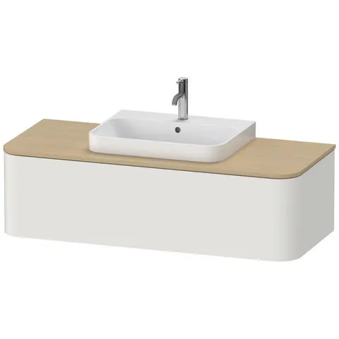 Duravit Waschtischunterschrank wandhängend „Happy D.2 Plus“ Nordic Weiß Seidenmatt
