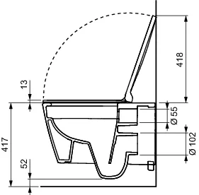 TECE Dusch-WC „neo“, Befestigung verdeckt, ohne Spülrand TECE Dusch-WC „neo“, Befestigung verdeckt, ohne Spülrand