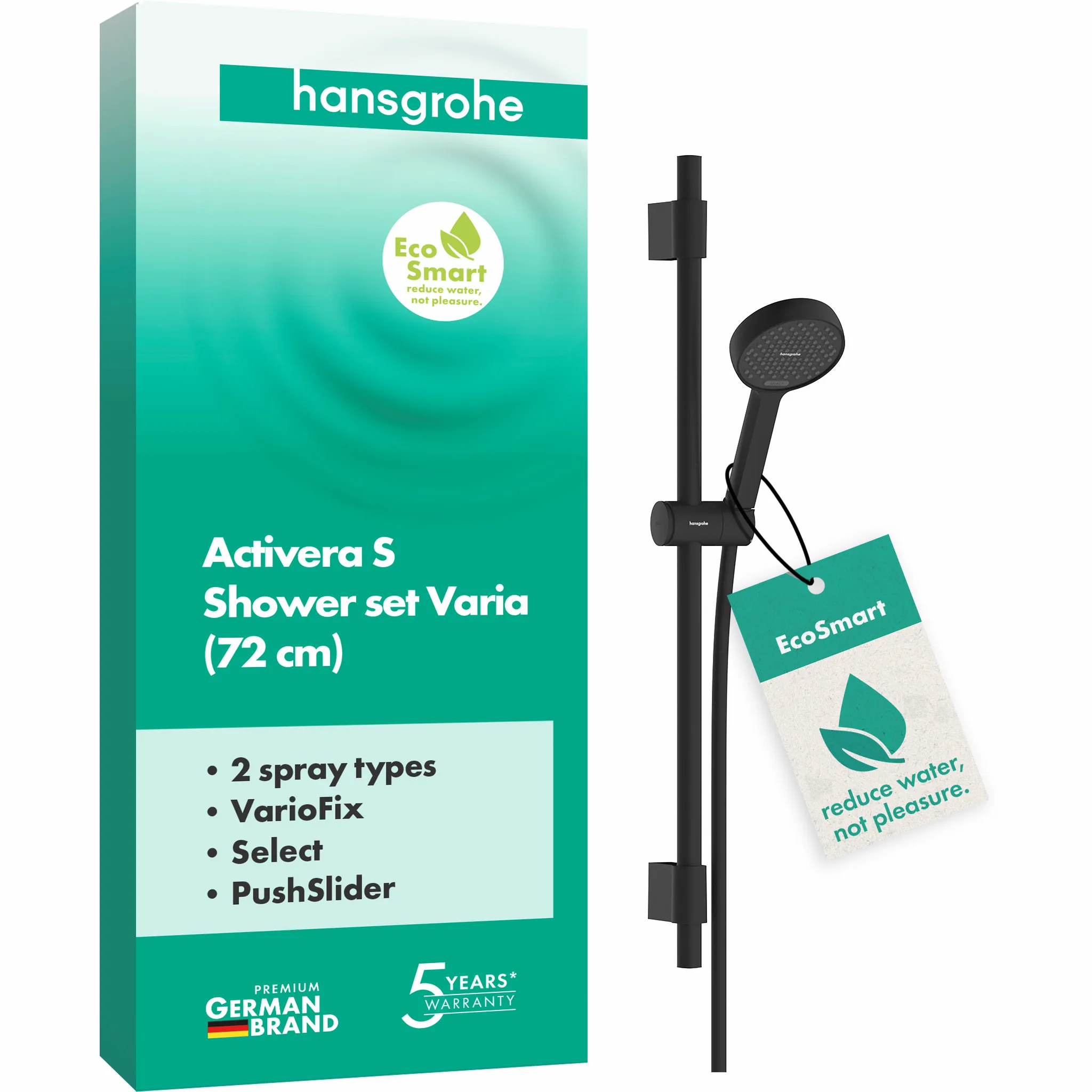 Activera Select S Brauseset 95 2jet EcoSmart mit Brausestange Varia 72 cm, Chrom Activera Select S Brauseset 95 2jet EcoSmart mit Brausestange Varia 72 cm, Chrom
