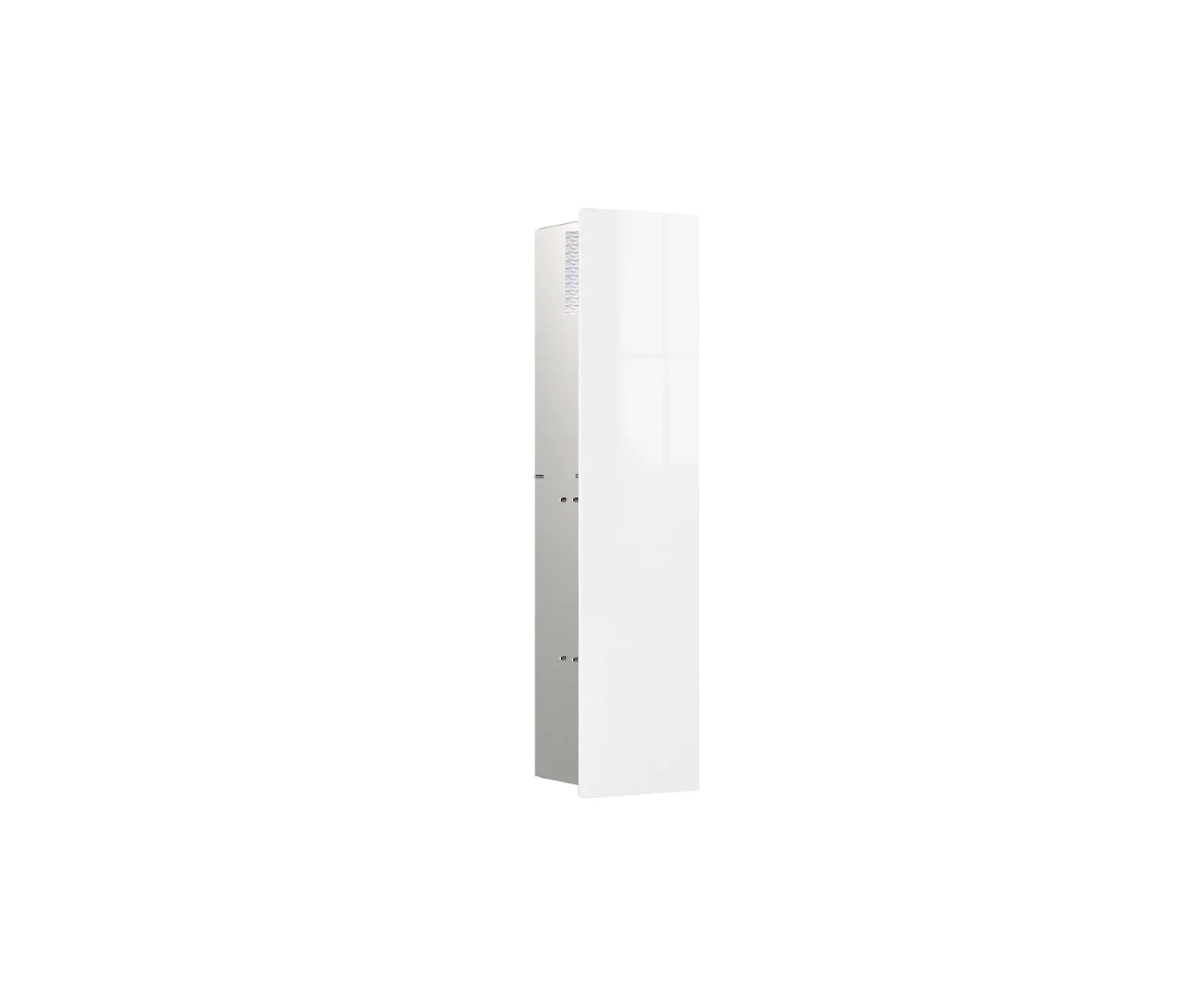 WC-Modul asis pure mit Glasfront Türanschlag rechts, Unterputz, 1-türig 730mm, weiss