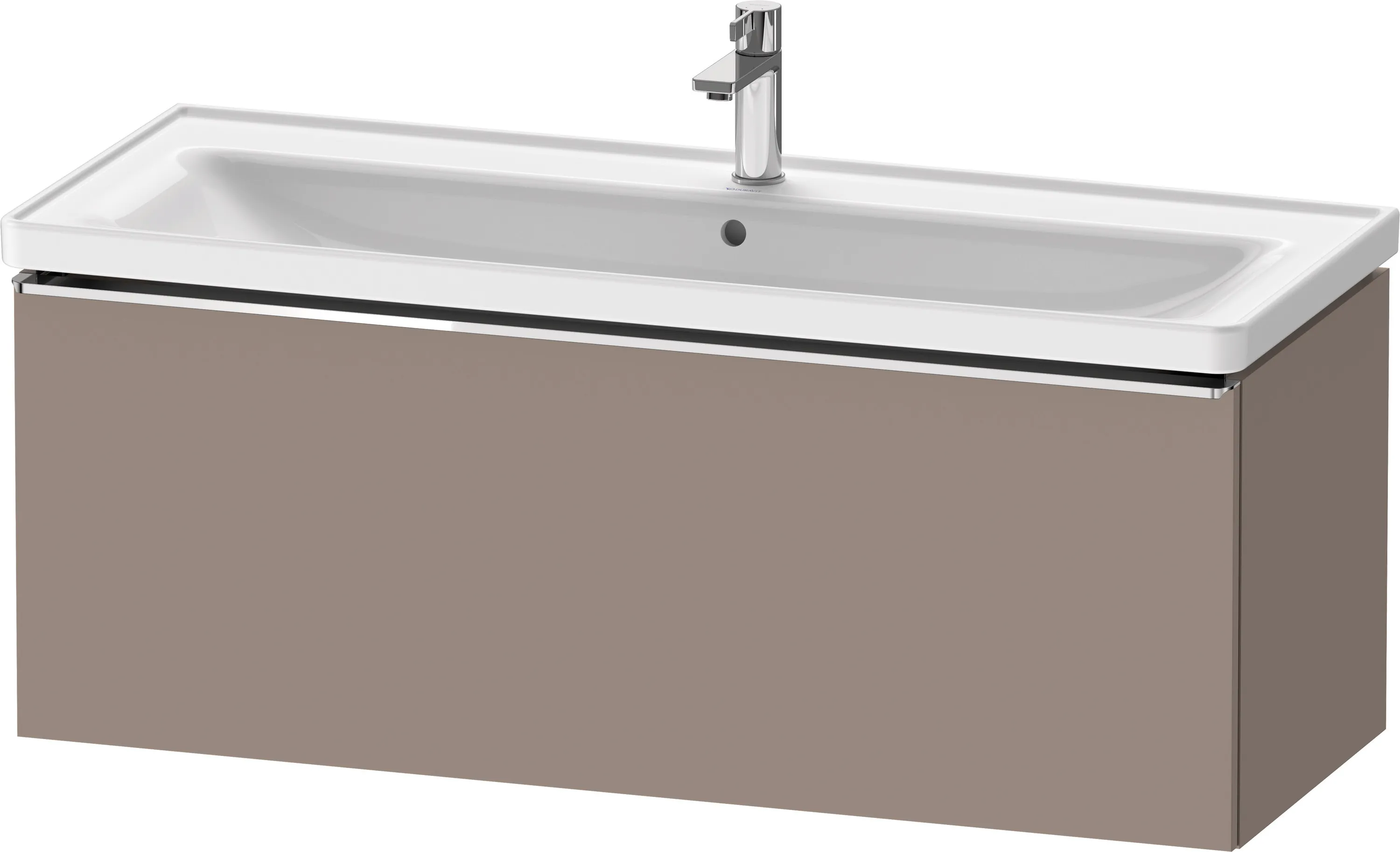 Duravit Waschtischunterschrank wandhängend „D-Neo“ 118,4 × 44 × 45,2 cm Basalt Matt