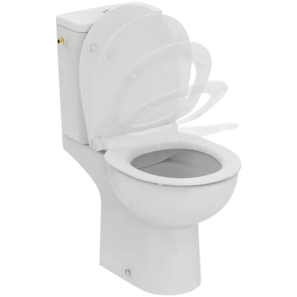 WC-Paket Eurovit mit Standtiefspül-WC Spülkasten Zulauf oben und WC-Sitz Weiß WC-Paket Eurovit mit Standtiefspül-WC Spülkasten Zulauf oben und WC-Sitz Weiß
