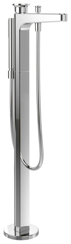 Villeroy & Boch Einhebel-Badewannenarmatur Vea, Chrom, 64x274x935 mm, Höhe 935 mm, Wanneneinbaumaß 80-160 mm