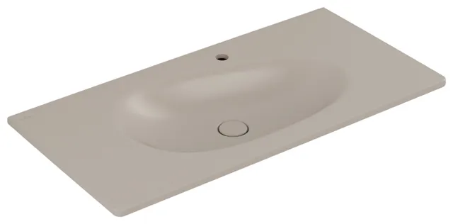 Villeroy & Boch Wandwaschtisch „Antao“ 1000 × 500 × 150 mm, für Becken mittig in Almond Villeroy & Boch Wandwaschtisch „Antao“ 1000 × 500 × 150 mm, für Becken mittig in Almond