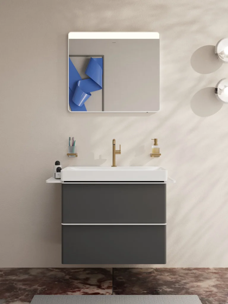 Hansgrohe Xelu Q Waschtisch, weiß, 800x480 mm, wandhängend, mit Hahnloch, ohne Überlauf, SmartClean Glasur