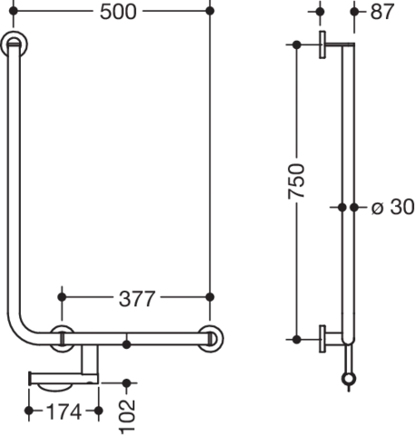 HEWI Haltegriff „System 900“