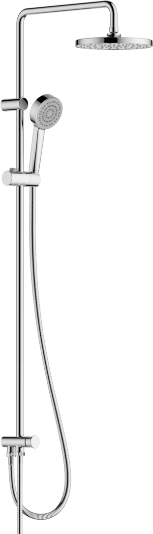 HansaBASIC Kopfbrause Set 5538 1-strahlig Chrom HansaBASIC Kopfbrause Set 5538 1-strahlig Chrom