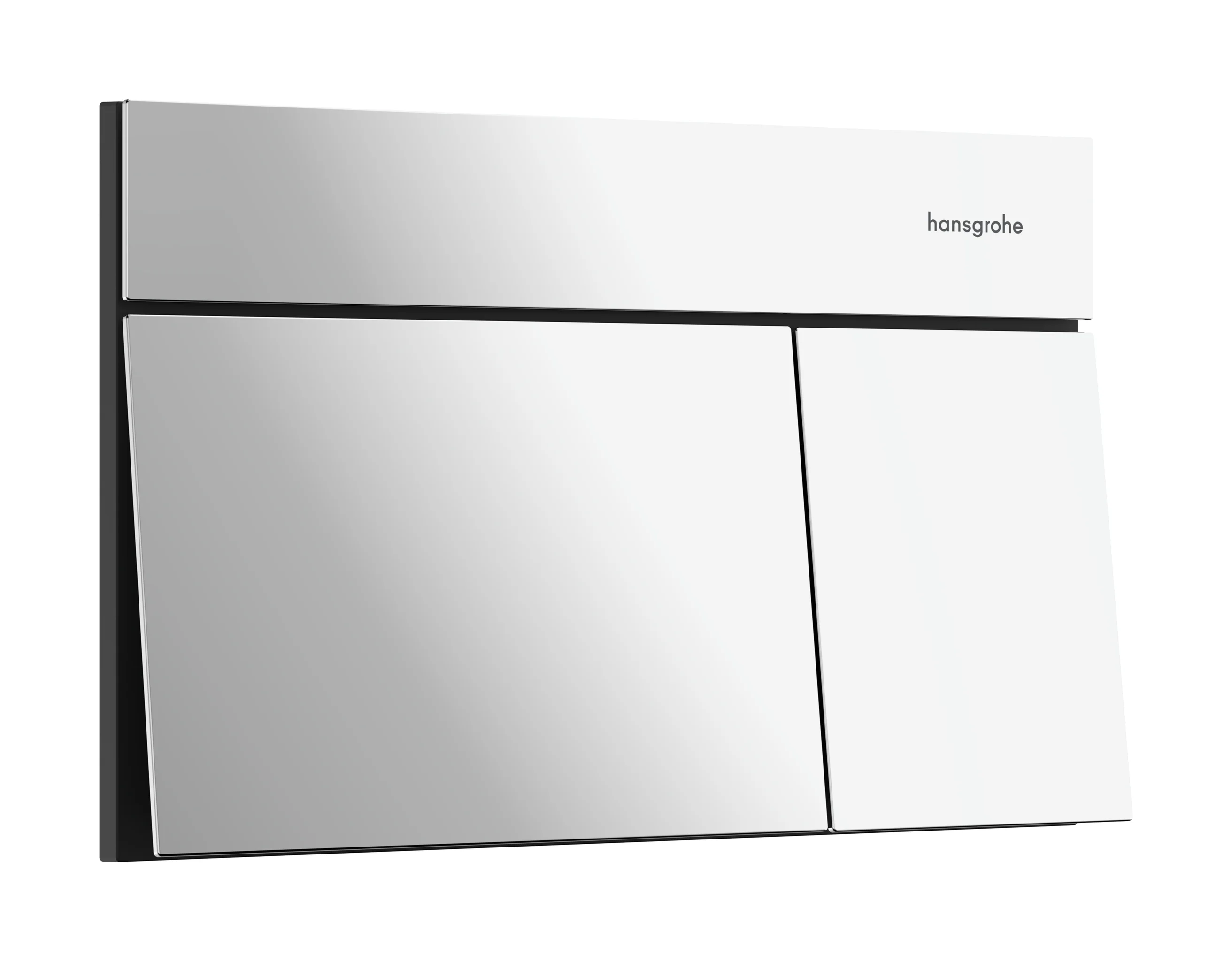 Hansgrohe iFrame Element E Betätigungsplatte, Chrom, Wandmontage für 2-Mengen-Spülsysteme Hansgrohe iFrame Element E Betätigungsplatte, Chrom, Wandmontage für 2-Mengen-Spülsysteme