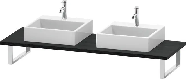 Duravit Konsole „L-Cube“ in Eiche Schwarz