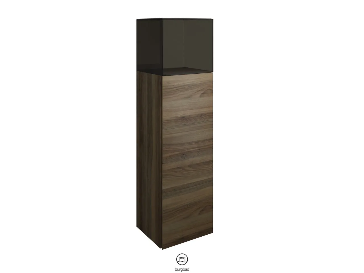 burgbad Hochschrank „Yumo“ 390 × 1280 × 360 mm in Eiche Dekor Cashmere
