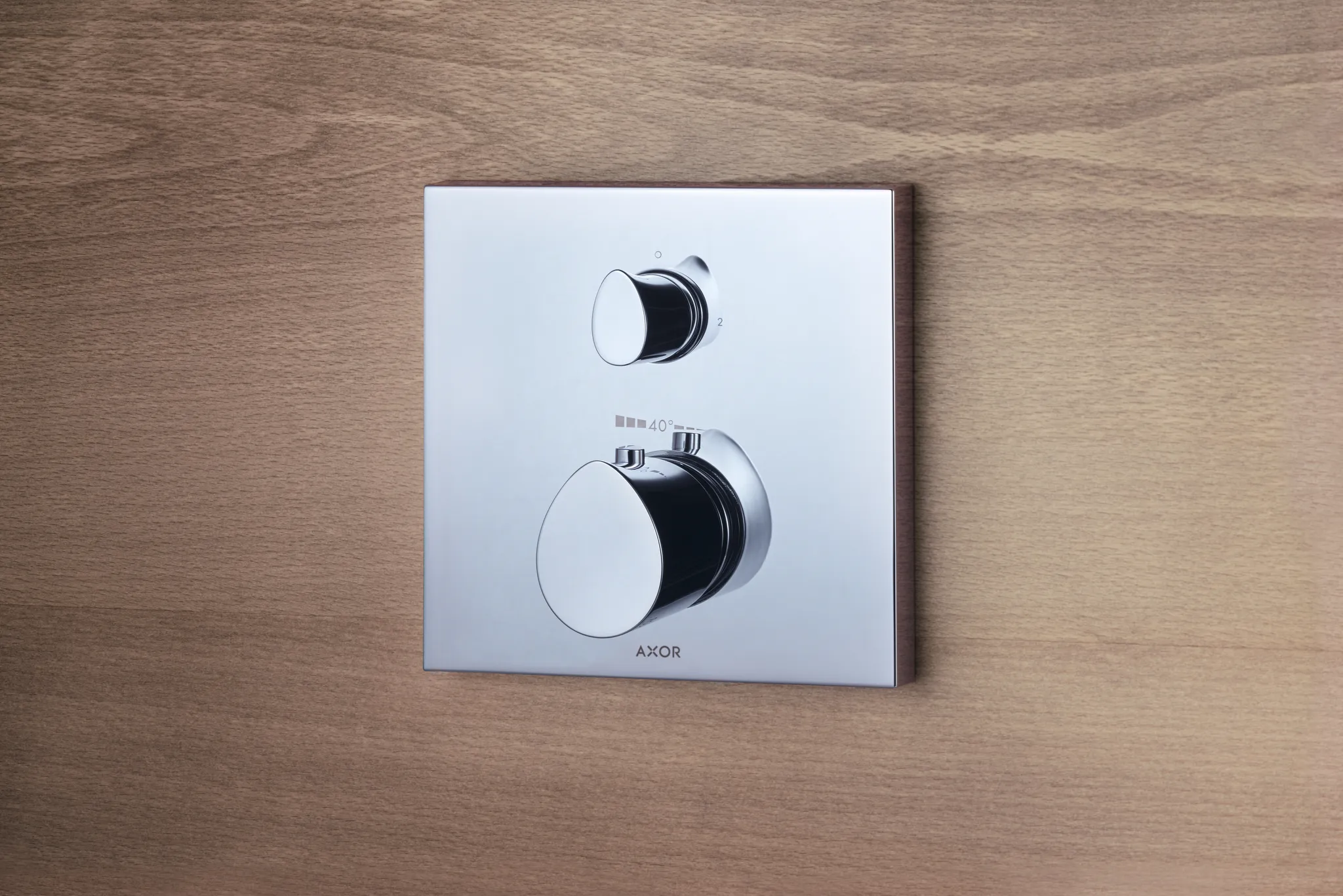 Thermostat UP Axor Starck Organic F-Set chrom mit Absperr-u.Umstellventil