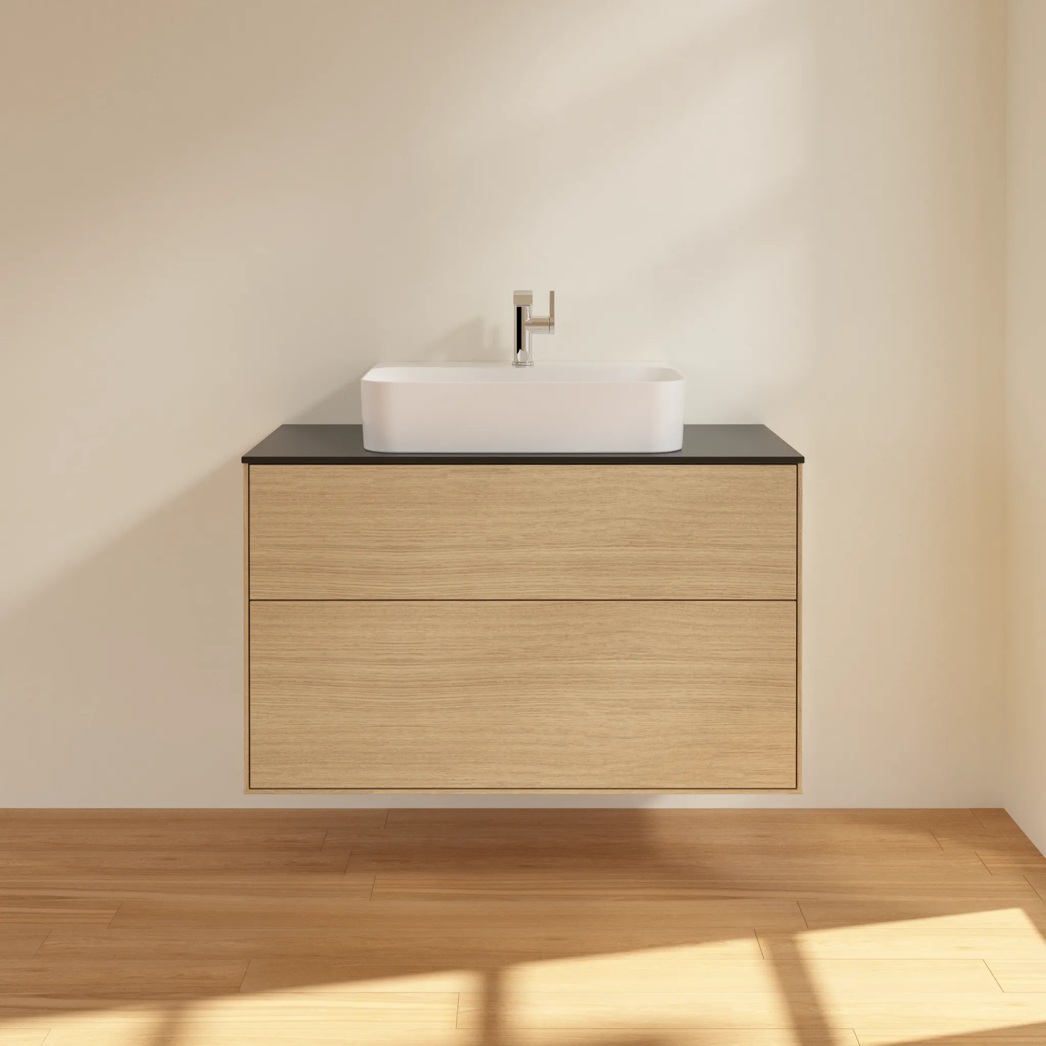 Villeroy & Boch Finion F10 Waschbeckenunterschrank, 1000x603x501mm, Eckig, Wandhängend