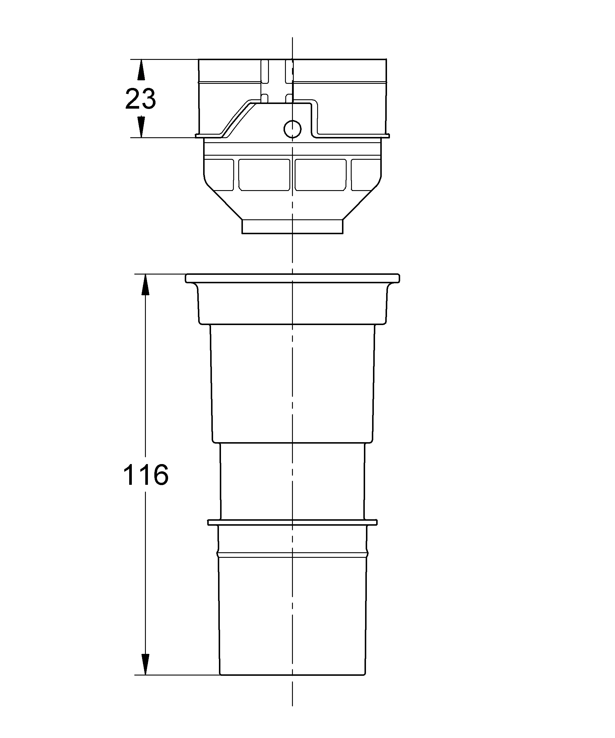 4,5 l Adapter 42333, für GD2