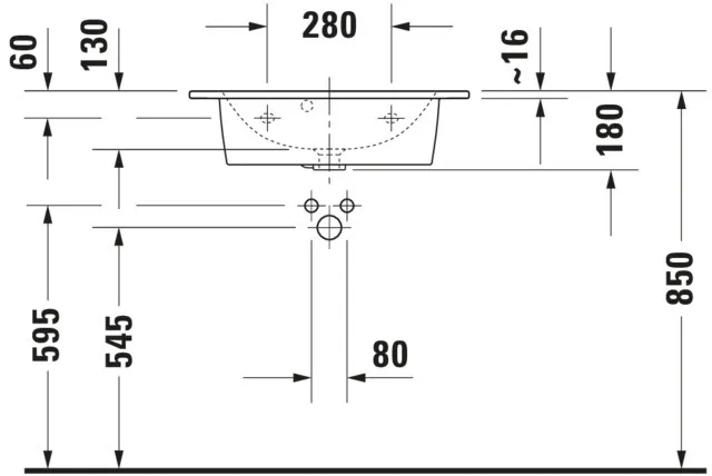 Wandwaschtisch Compact „ME by Starck“, mit Überlauf, Hahnlochposition mittig in Weiß Seidenmatt Wandwaschtisch Compact „ME by Starck“, mit Überlauf, Hahnlochposition mittig in Weiß Seidenmatt