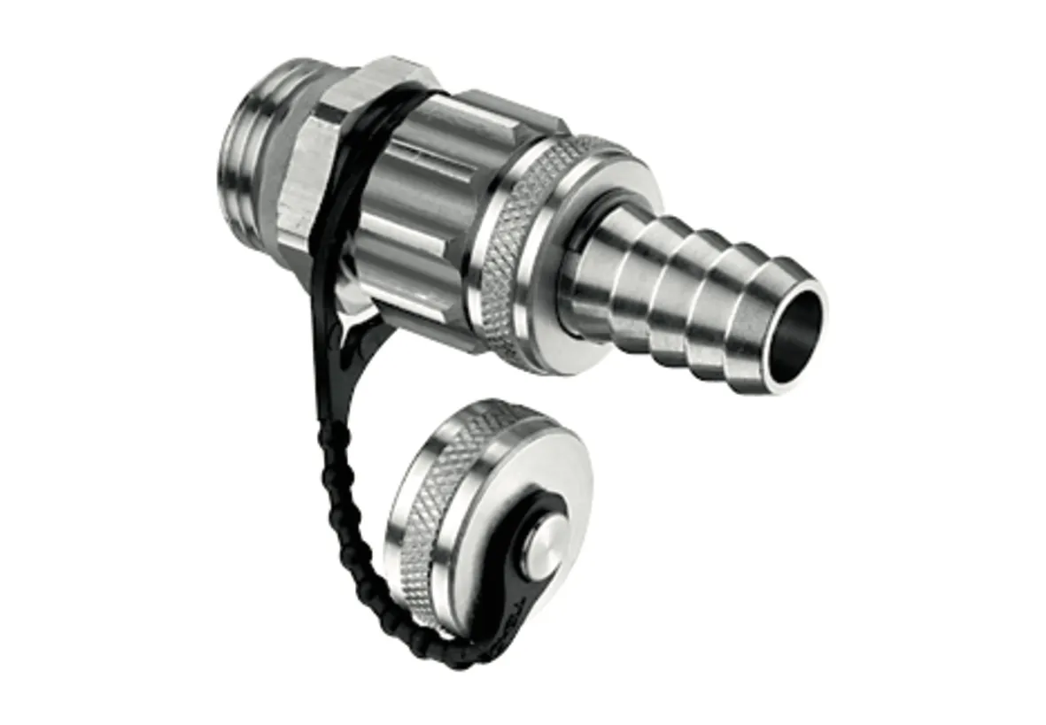 F + E-Spindelventil, Max. Betriebsdruck: 10 bar, DN 15 G 1/2 AG mit ASAG, Schlauchverschraubung Ø 14,5 mm (M 21 x 1,5), Messing F + E-Spindelventil, Max. Betriebsdruck: 10 bar, DN 15 G 1/2 AG mit ASAG, Schlauchverschraubung Ø 14,5 mm (M 21 x 1,5), Messing