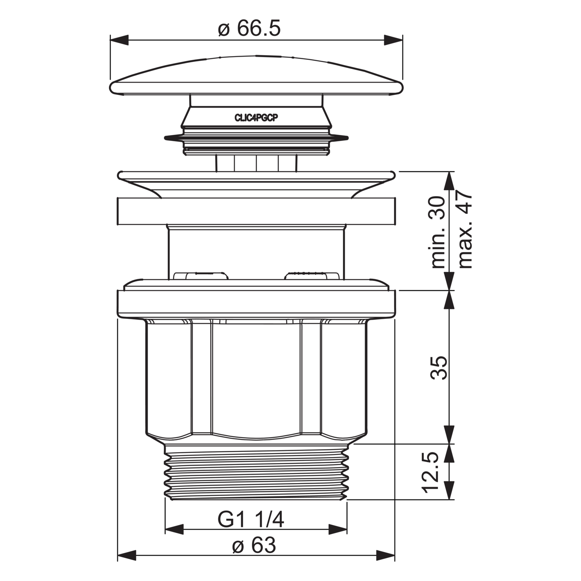 Hansa Ablaufgarnitur Modell 07620100 in Chrom Hansa Ablaufgarnitur Modell 07620100 in Chrom