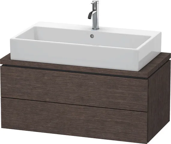 Duravit Waschtischunterschrank wandhängend „L-Cube“ 92 × 40 × 47,7 cm Eiche Dunkel gebürstet Duravit Waschtischunterschrank wandhängend „L-Cube“ 92 × 40 × 47,7 cm Eiche Dunkel gebürstet