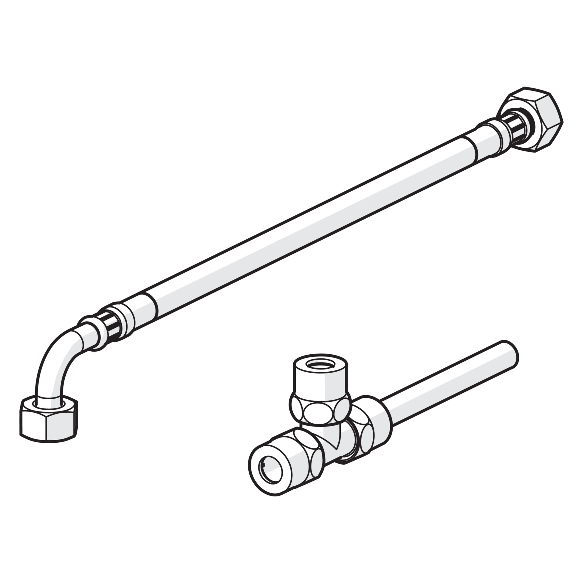 Anschlussrohr MINIMAT 6639 Chrom Anschlussrohr MINIMAT 6639 Chrom