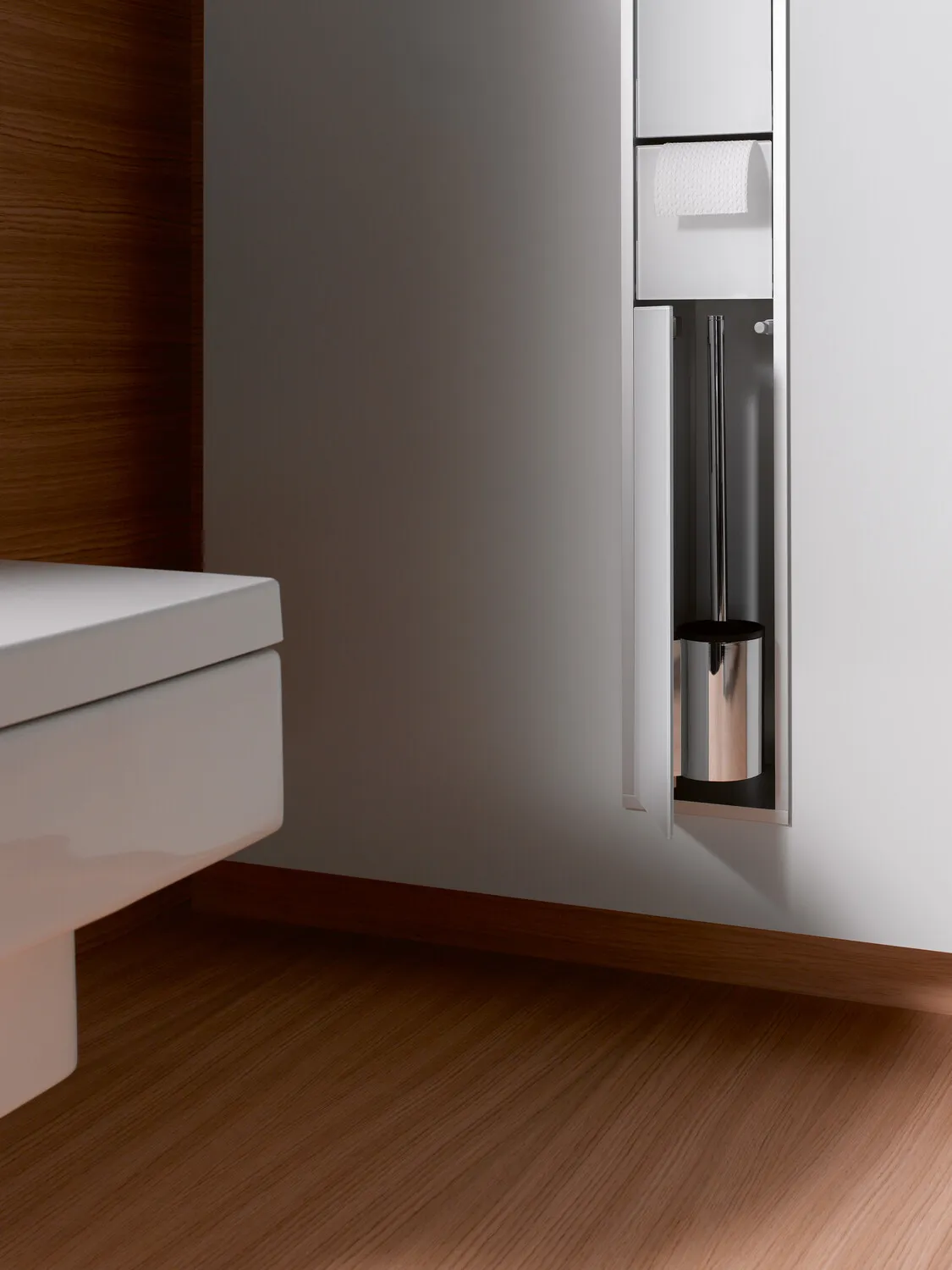 emco WC-Modul „asis module 150“ 16,8 × 78,7 × 13,5 cm in chrom / schwarz emco WC-Modul „asis module 150“ 16,8 × 78,7 × 13,5 cm in chrom / schwarz