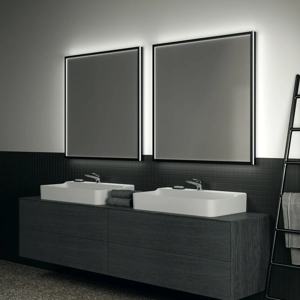 Ideal Standard Spiegel Conca, eckig, 1200x38x1200mm Ideal Standard Spiegel Conca, eckig, 1200x38x1200mm