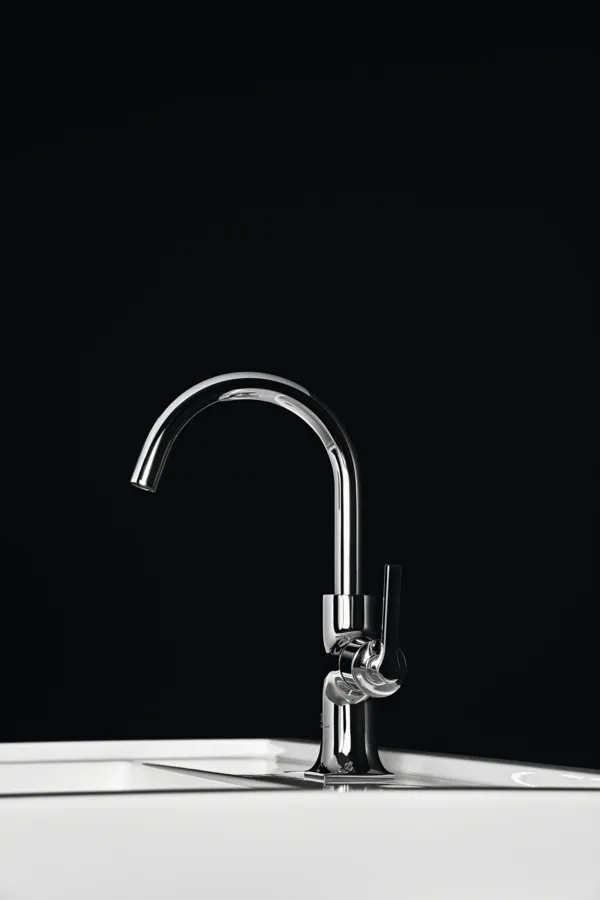 Waschtischarmatur Joy Neo ohne Ablaufgarnitur Ausladung 140mm Kreuzgriffe Magnetic Grey Waschtischarmatur Joy Neo ohne Ablaufgarnitur Ausladung 140mm Kreuzgriffe Magnetic Grey