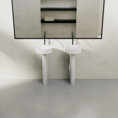 Waschtischschale „BetteSuno Pedestal“ ⌀ 34 × 86,3 cm in Star White Waschtischschale „BetteSuno Pedestal“ ⌀ 34 × 86,3 cm in Star White