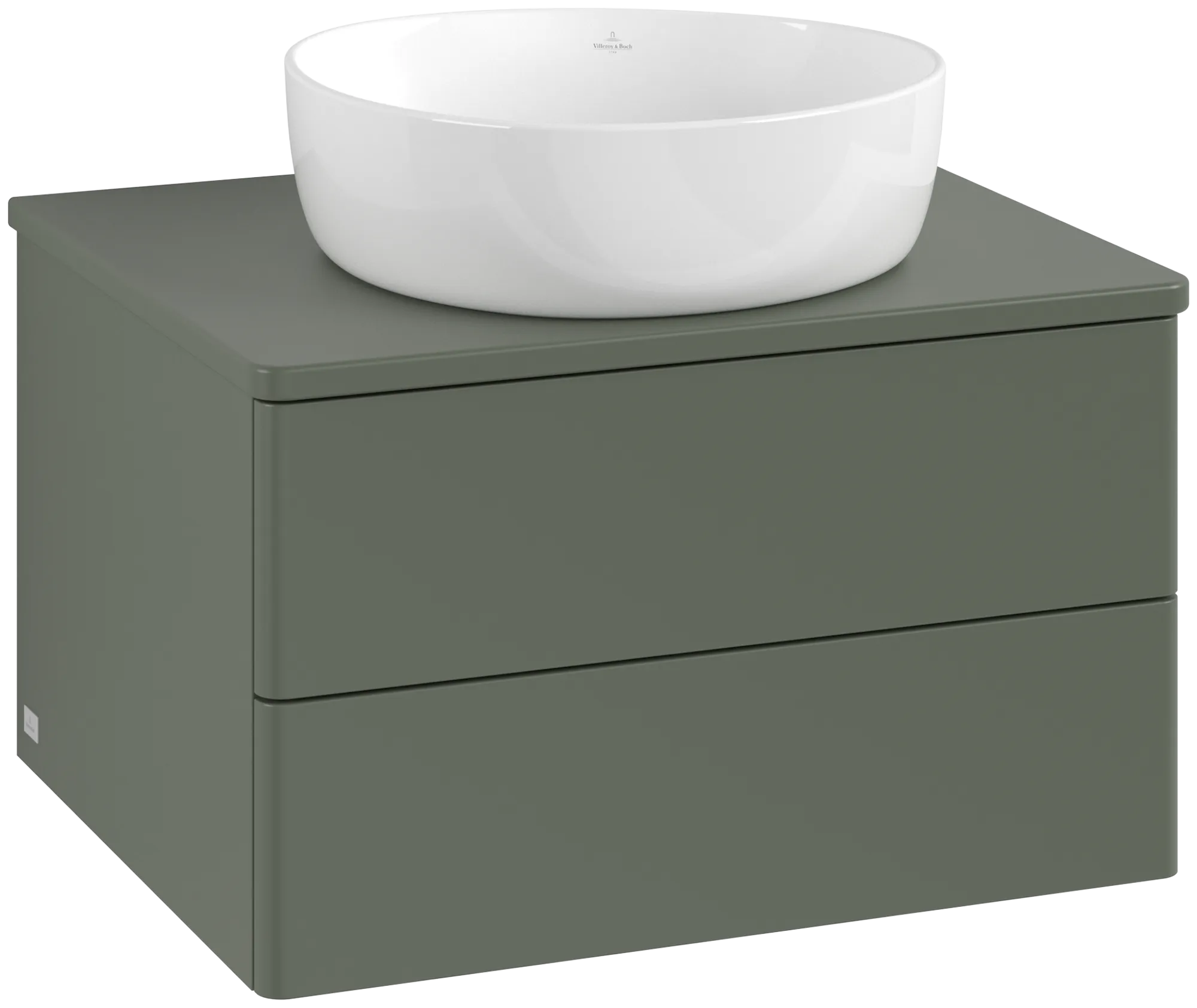 Villeroy & Boch Antao Waschbeckenunterschrank K18_1, 600x360x500 mm, Leaf Green Matt Lacquer