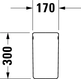 Halbsäule ME by Starck für 233565, 233560, 233555, weiß