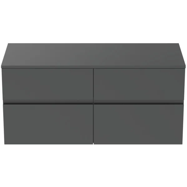 Ideal Standard Waschtischunterschrank Finesse anthrazit matt, 1202x505x558mm, 4 Auszüge
