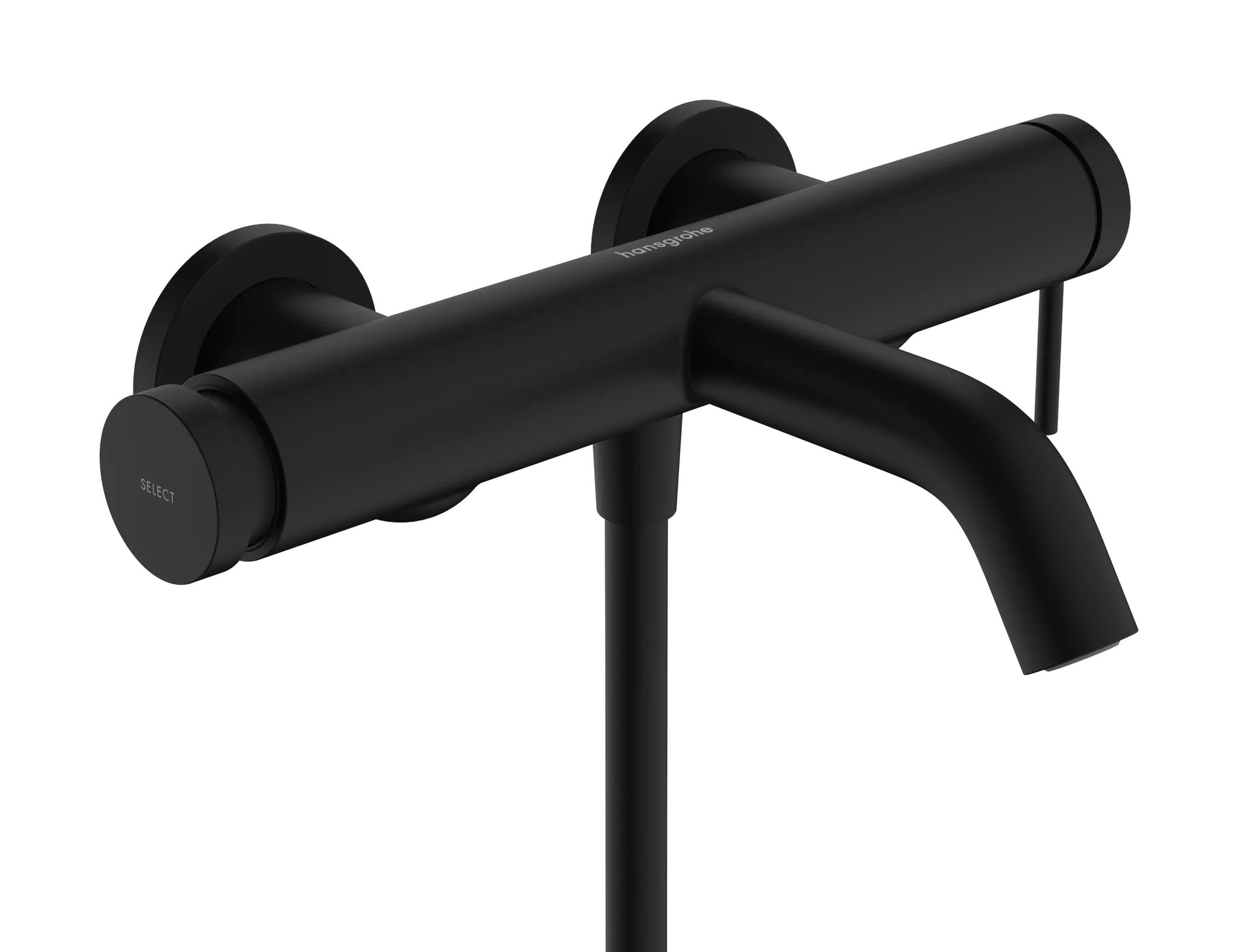 Hansgrohe Tecturis S Einhebel-Wannenmischer Aufputz, Mattschwarz Hansgrohe Tecturis S Einhebel-Wannenmischer Aufputz, Mattschwarz