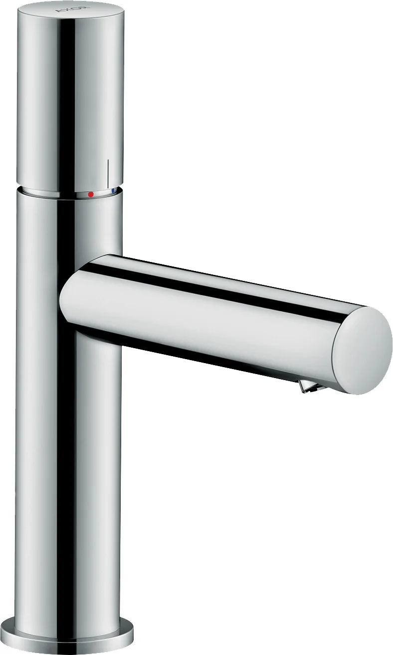 Hansgrohe AXOR Uno Einhebel-Waschtischmischer 110, Chrom, Ausladung 123 mm, Auslaufhöhe 109 mm, Zylindergriff, Laminarstrahl, max. Durchflussmenge 5 l/min