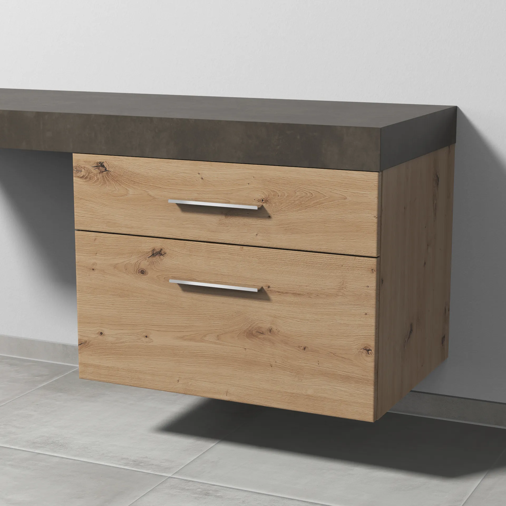 Sanipa Unterschrank „2morrow“ 700 × 510 × 520 mm in Eiche Natural-Touch Sanipa Unterschrank „2morrow“ 700 × 510 × 520 mm in Eiche Natural-Touch