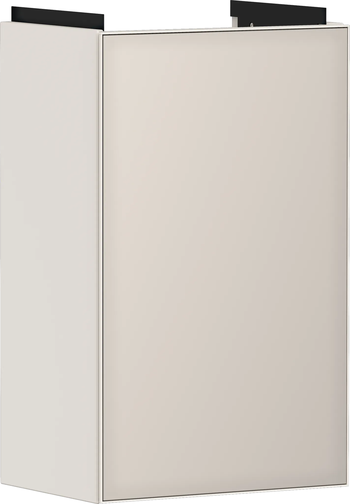 Xevolos E Waschtischunterschrank Sandbeige Matt 340/245 für Handwaschbecken, Türanschlag links Bronze Struktur
