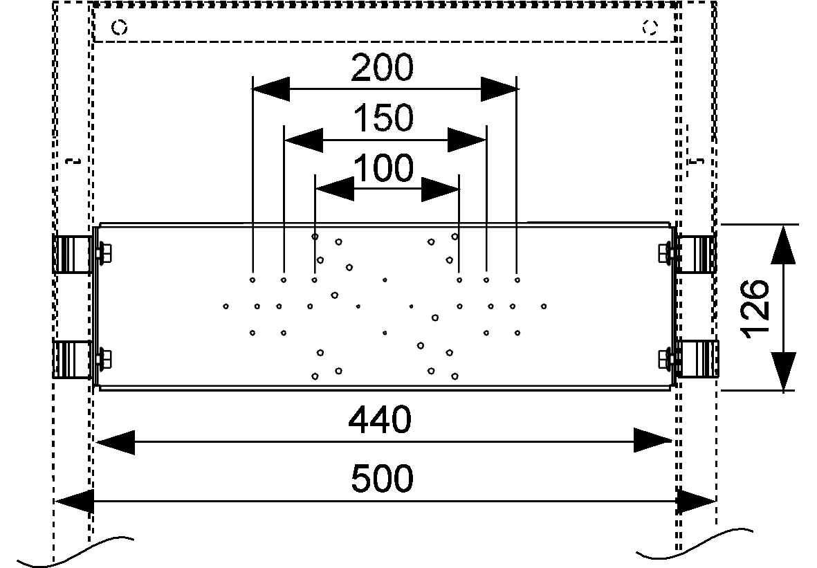 Armaturentraverse TECEprofil für UP- und AP-Armaturen zum nachtr