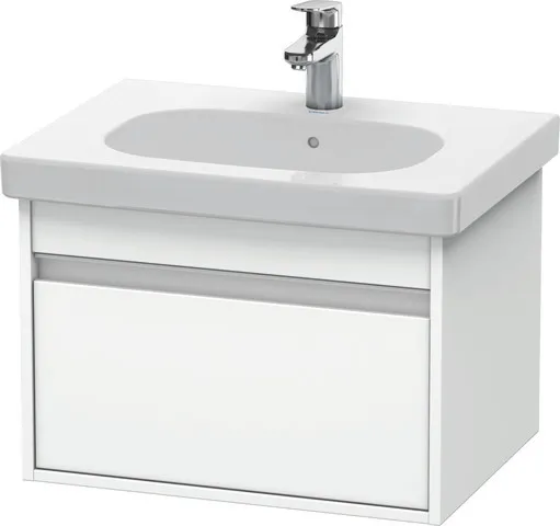 Duravit Waschtischunterschrank wandhängend „Ketho“ 60 × 41 × 45,5 cm Weiß Matt Duravit Waschtischunterschrank wandhängend „Ketho“ 60 × 41 × 45,5 cm Weiß Matt