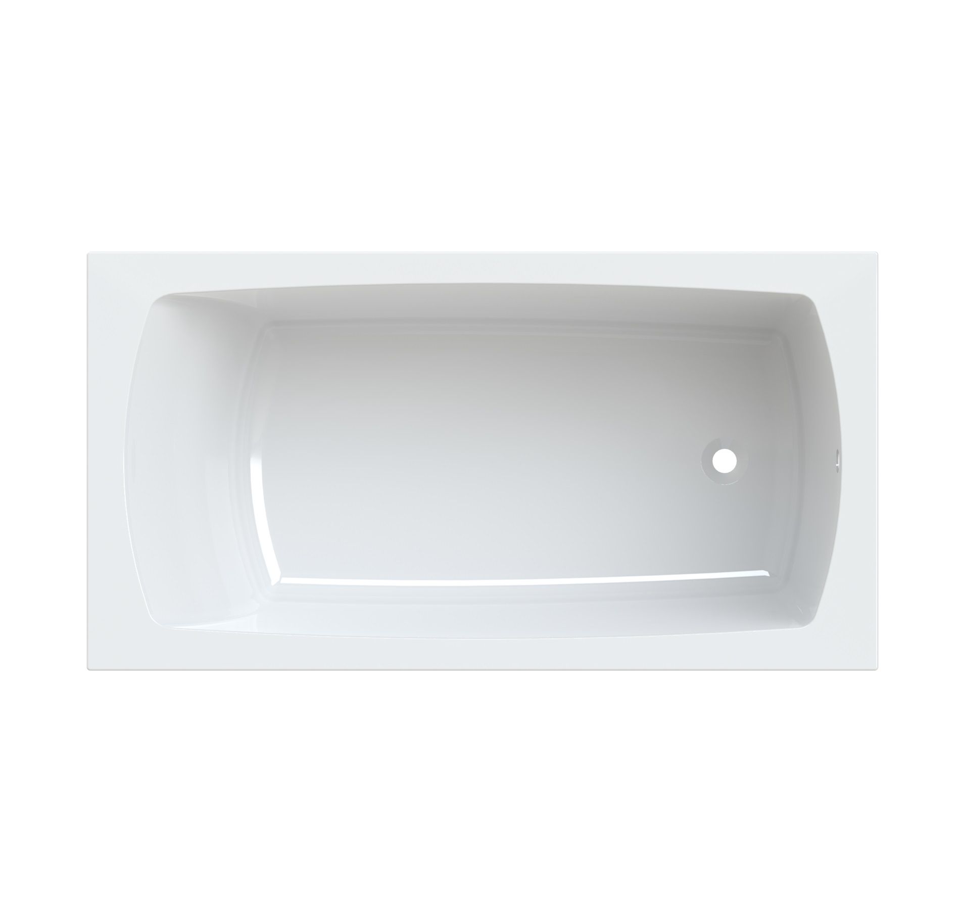 Hoesch Badewanne „Largo“ rechteck 170 × 80 cm 