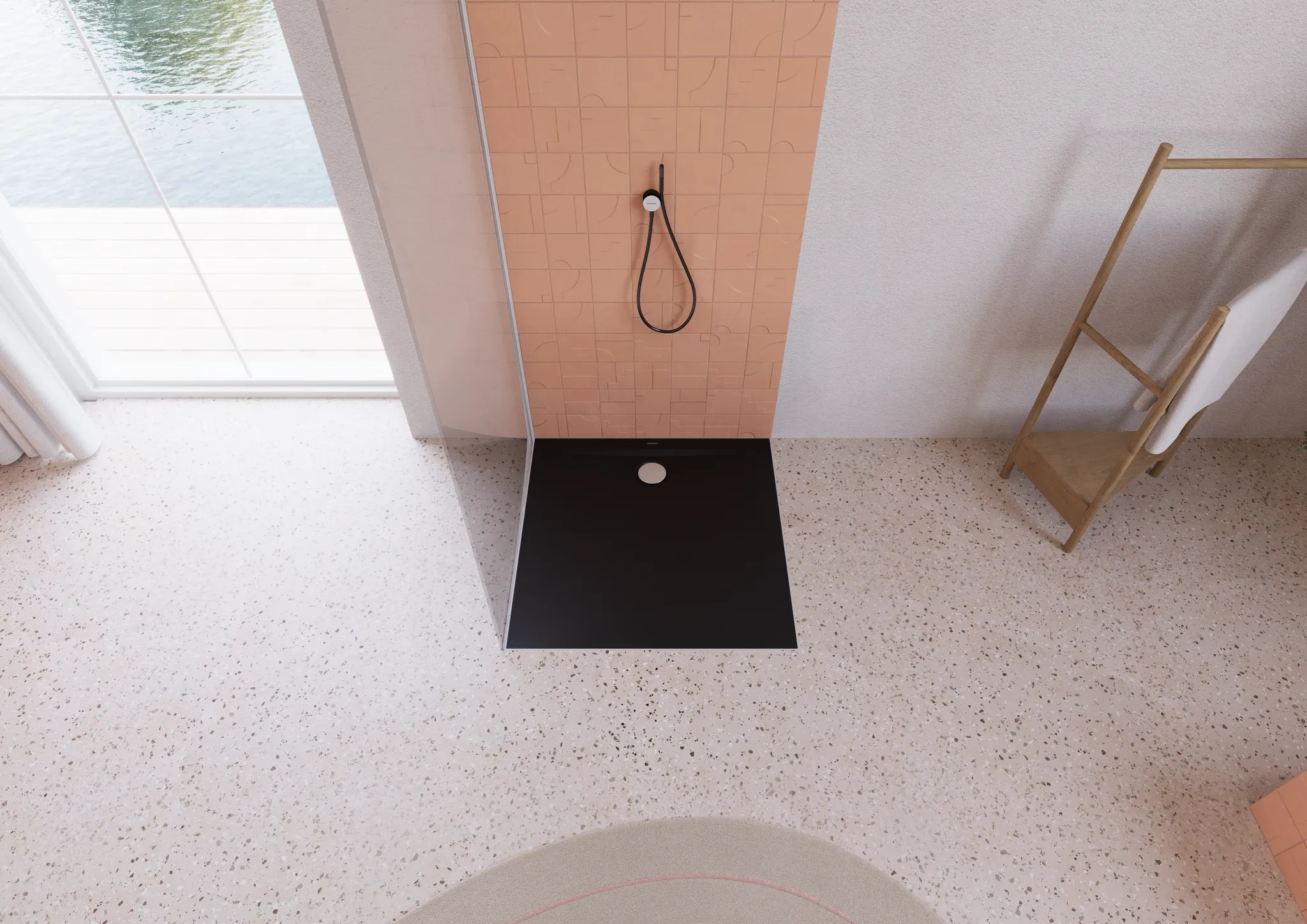 Kaldewei quadrat Duschwanne „Superplan Zero“ 100 × 100 cm ohne Oberflächenbeschichtung, ohne Oberflächenveredelung, in schwarz matt Kaldewei quadrat Duschwanne „Superplan Zero“ 100 × 100 cm ohne Oberflächenbeschichtung, ohne Oberflächenveredelung, in schwarz matt