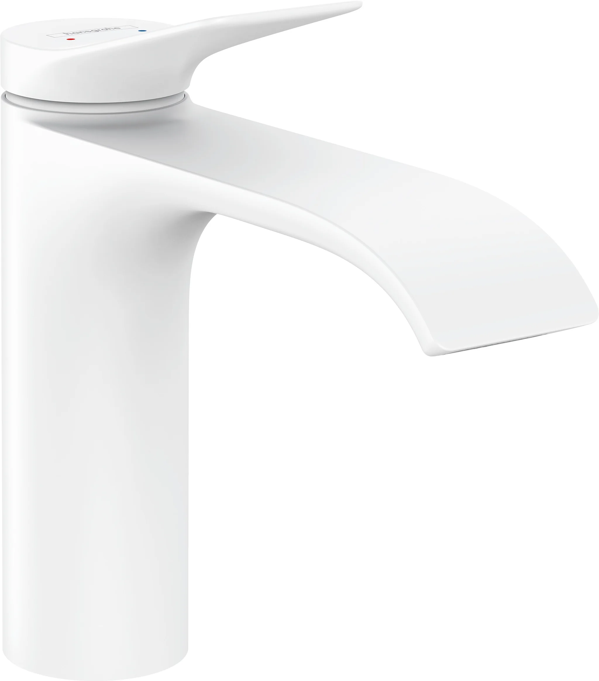 Hansgrohe Vivenis Einhebel-Waschtischmischer 110, Mattweiß, Ausladung 146 mm, Auslaufhöhe 110 mm, Hebelgriff, WaterfallStream, max. Durchfluss 5 l/min, Keramikmischsystem, einstellbare Temperaturbegrenzung, für Durchlauferhitzer geeignet Hansgrohe Vivenis Einhebel-Waschtischmischer 110, Mattweiß, Ausladung 146 mm, Auslaufhöhe 110 mm, Hebelgriff, WaterfallStream, max. Durchfluss 5 l/min, Keramikmischsystem, einstellbare Temperaturbegrenzung, für Durchlauferhitzer geeignet