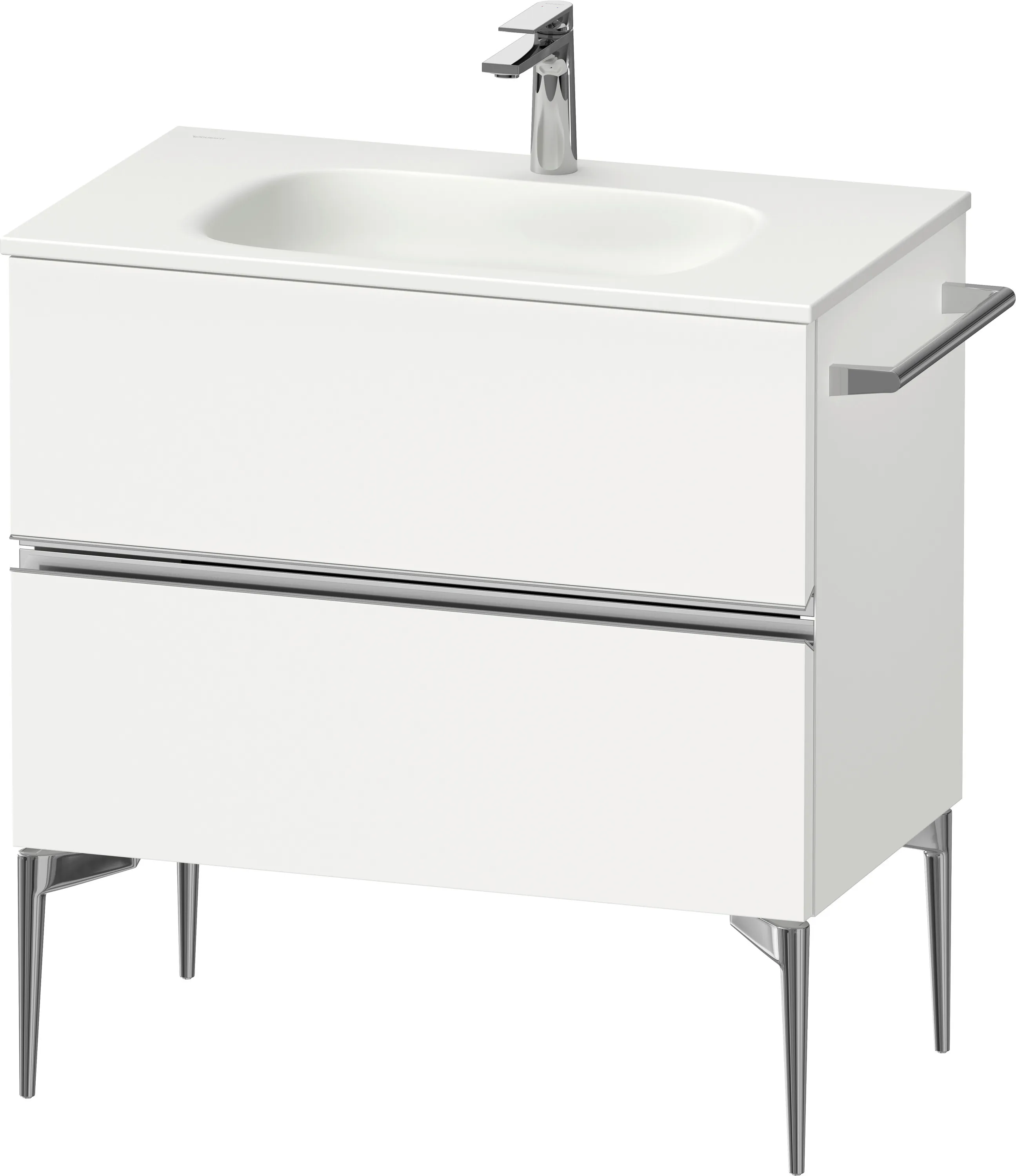 Duravit Waschtischunterschrank „Sivida“ 81 × 59,2 × 47,7 cm Weiß Matt Duravit Waschtischunterschrank „Sivida“ 81 × 59,2 × 47,7 cm Weiß Matt