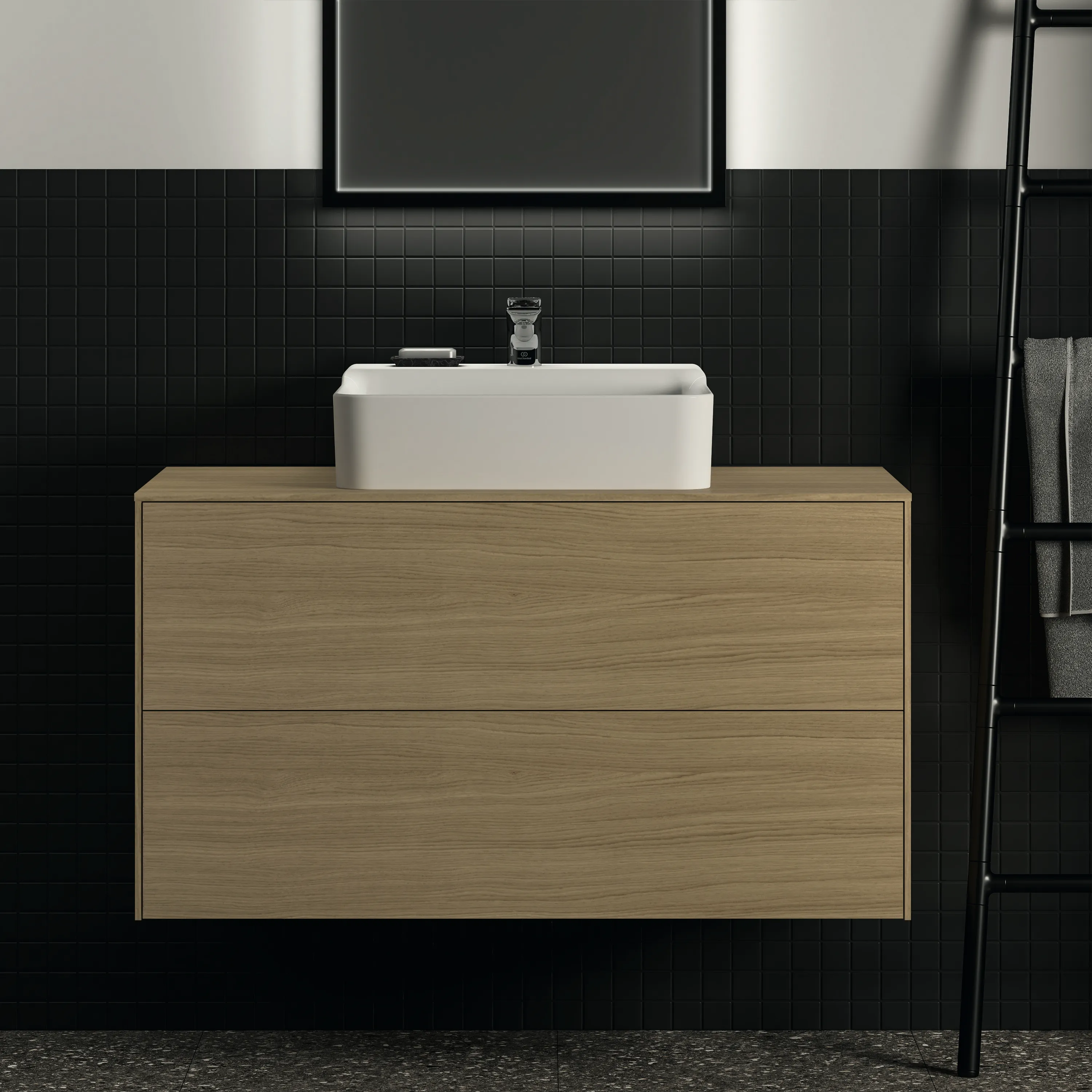 Ideal Standard Waschtischunterschrank Conca, Eiche hell