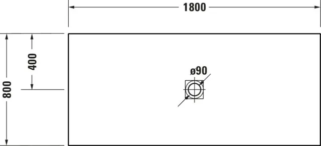 Duravit rechteck Duschwanne „Sustano“ 180 × 80 cm in Greige Matt Duravit rechteck Duschwanne „Sustano“ 180 × 80 cm in Greige Matt
